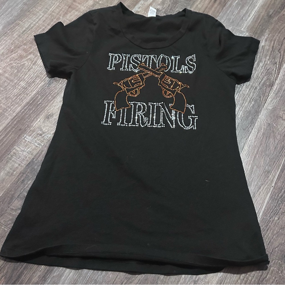 Pistols firing OKLAHOMA STATE OSU tee Med